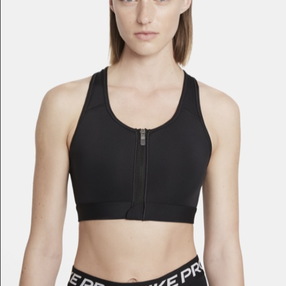 Nike Dri-FIT Swoosh Zip Front Bra